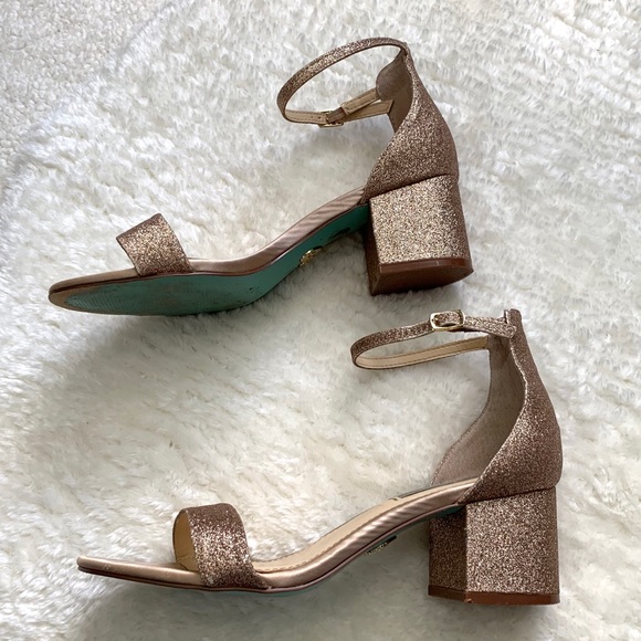 Betsey Johnson Shoes - Betsey Johnson Miri Sparkly Glitter Sandals